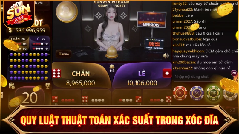 2 quy luật thuật toán xác suất khi tham gia game Xóc Đĩa