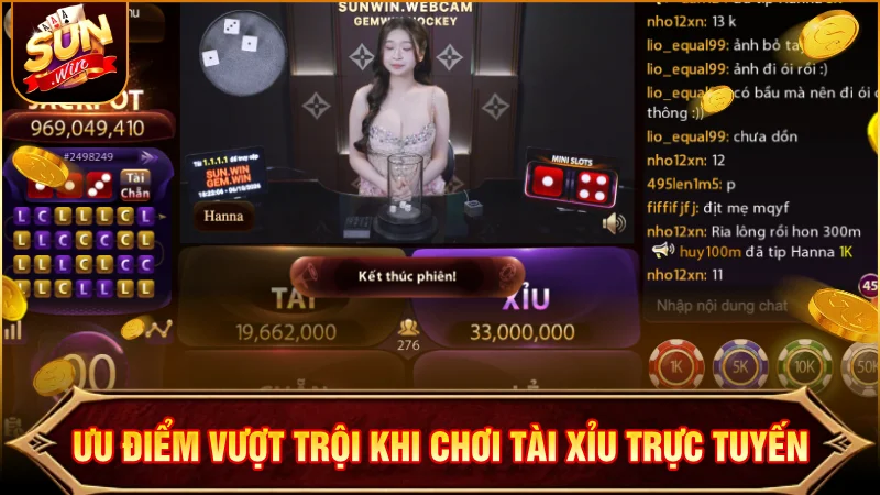 3 ưu điểm to lớn khi chơi Tài Xỉu trực tuyến