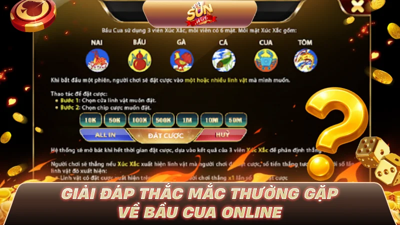 Các thắc mắc xoay quanh game Bầu Cua
