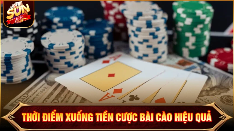 Bài Cào - Hướng Dẫn Cách Chơi Và Mẹo Đánh Bài Chuẩn Nhất Canh thời điểm đặt cược cần hợp lý