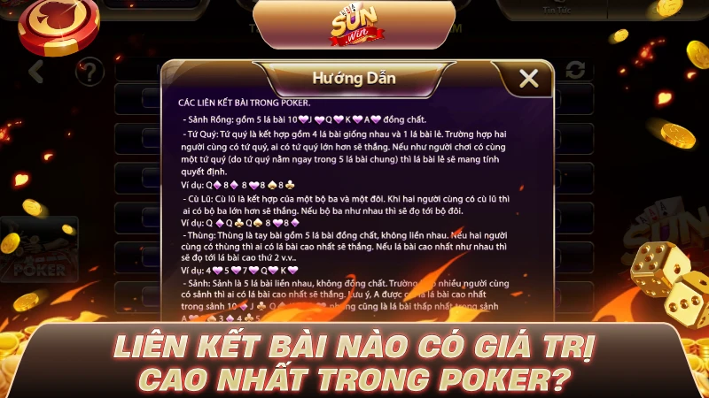 POKER ONLINE: TUYỆT KỸ ALL-IN TỐ BÀI SĂN TIỀN CỰC ĐÃ Liên kết bài nào có giá trị cao nhất trong Poker?