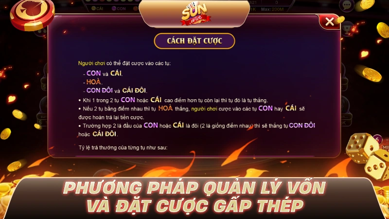 Phương pháp quản lý vốn và đặt cược gấp thép