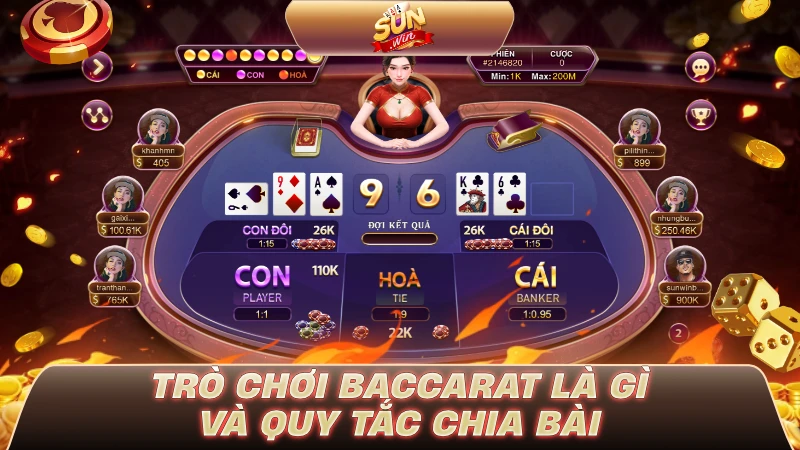 Trò chơi Baccarat là gì và quy tắc chia bài
