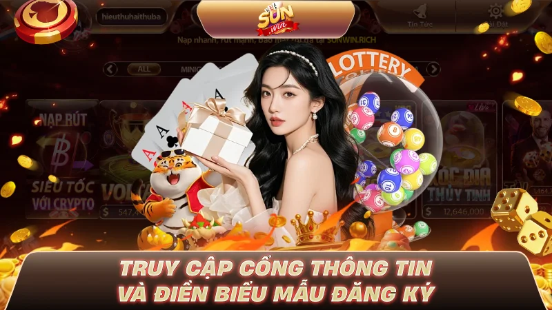 Truy cập cổng thông tin và điền biểu mẫu đăng ký