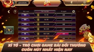 Xì Tố - Trò Chơi Game Bài Đổi Thưởng Cuốn Hút Nhất Hiện Nay